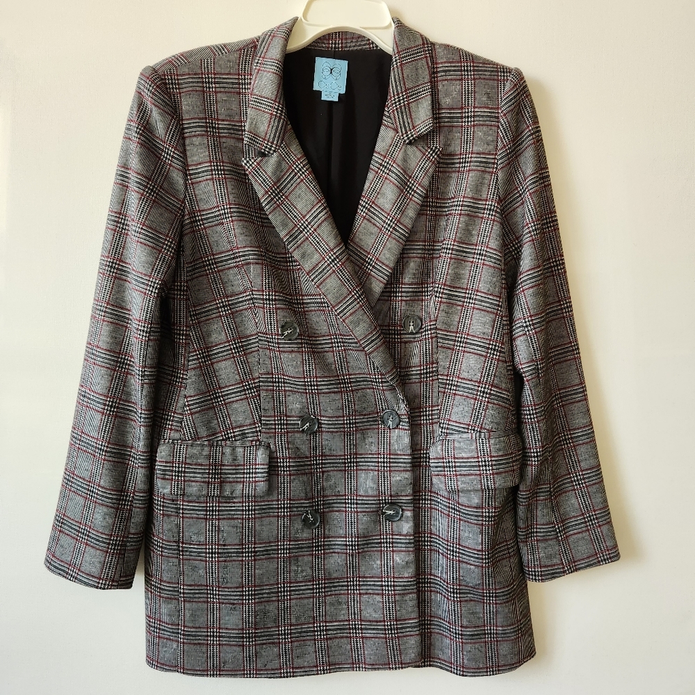 Plaid Blazer
